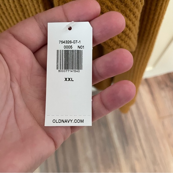 NWT Old Navy Thermal Knit Raglan-Sleeve Henley - XXL - Picture 6 of 7
